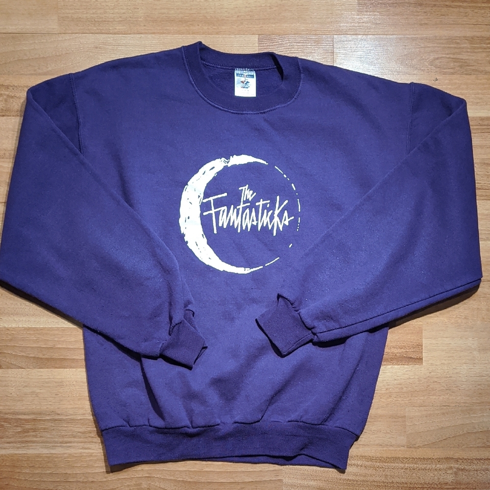 Jerzees Purple Crewneck Sweatshirt Vintage Design